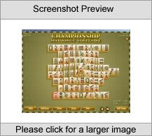 Championship Mahjongg Solitaire Game for Windows PC Screenshot